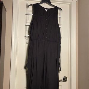 Sonoma black button up jumpsuit w/pockets - Size XXL NWOT!